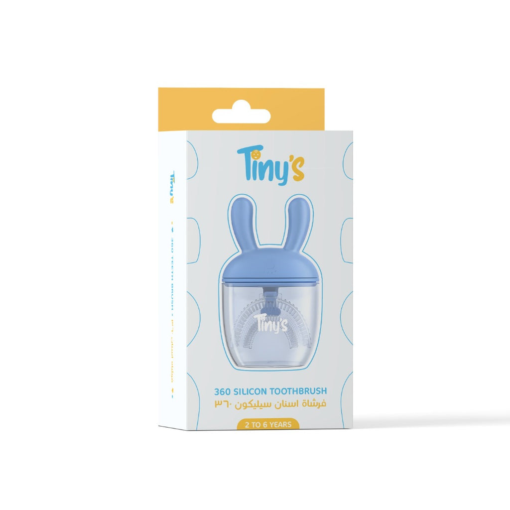 Tiny's 360 Silicon Toothbrush - Blue