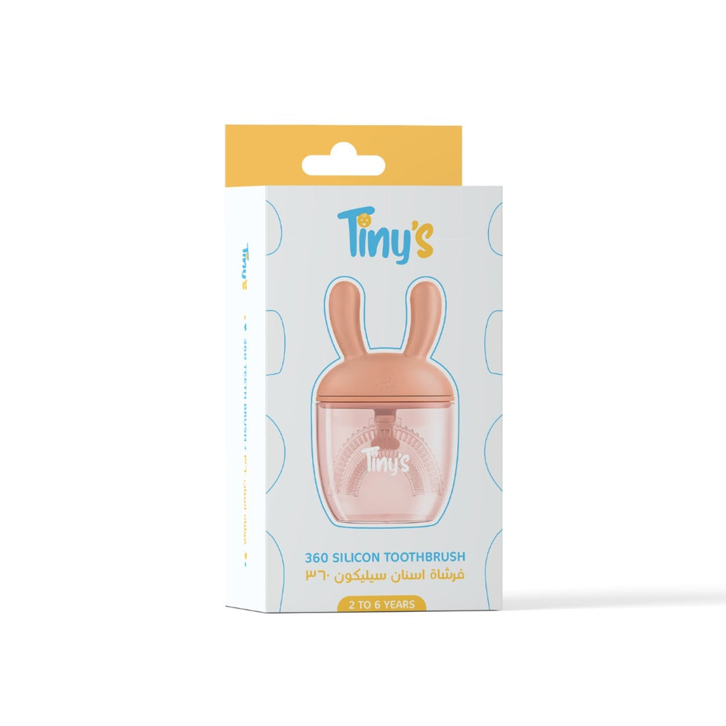 Tiny's 360 Silicon Toothbrush - Pink