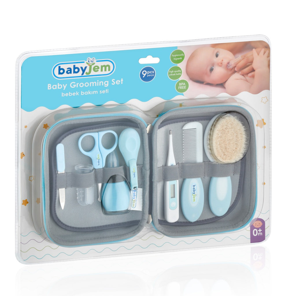 BABYJEM BABY GROOMİNG SET 9 PCS - BLUE