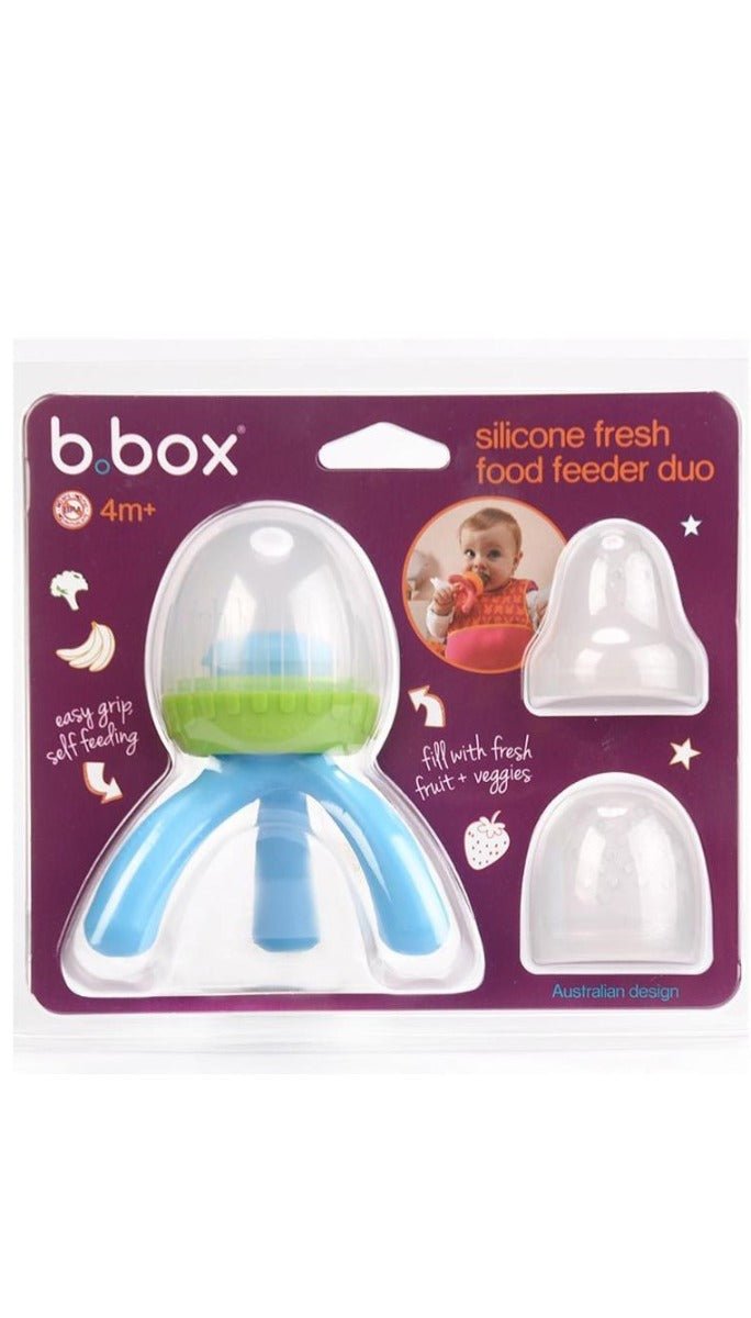 b.box - Silicone Fresh Food Feeder DUO- NEW OCEAN BREEZE