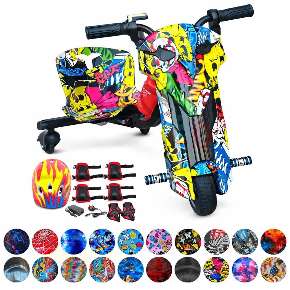 36V Electric Drift Scooter with Seat - Assorted