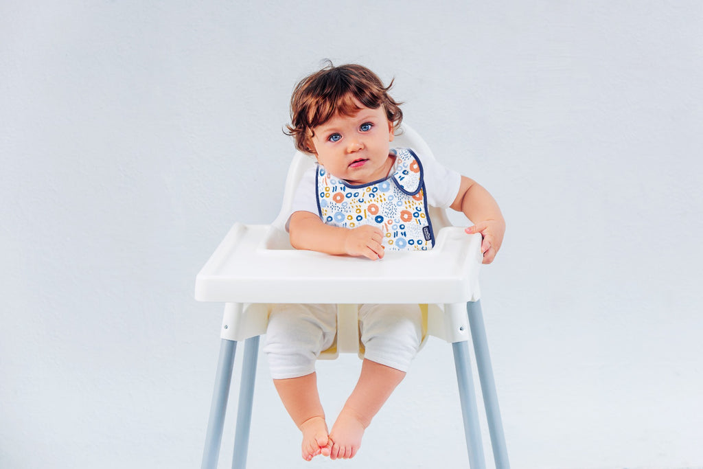 BABYJEM MUSLIN BABY BIB COLORFUL RINGS