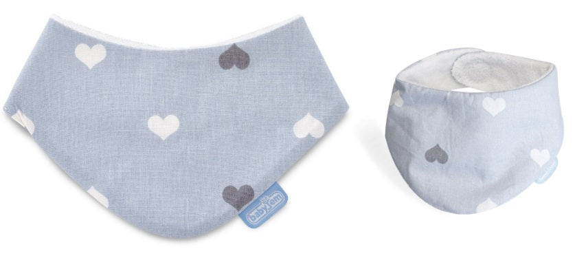 BABYJEM NEWBORN SCARF APRON BLUE