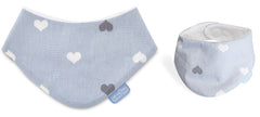 BABYJEM NEWBORN SCARF APRON BLUE