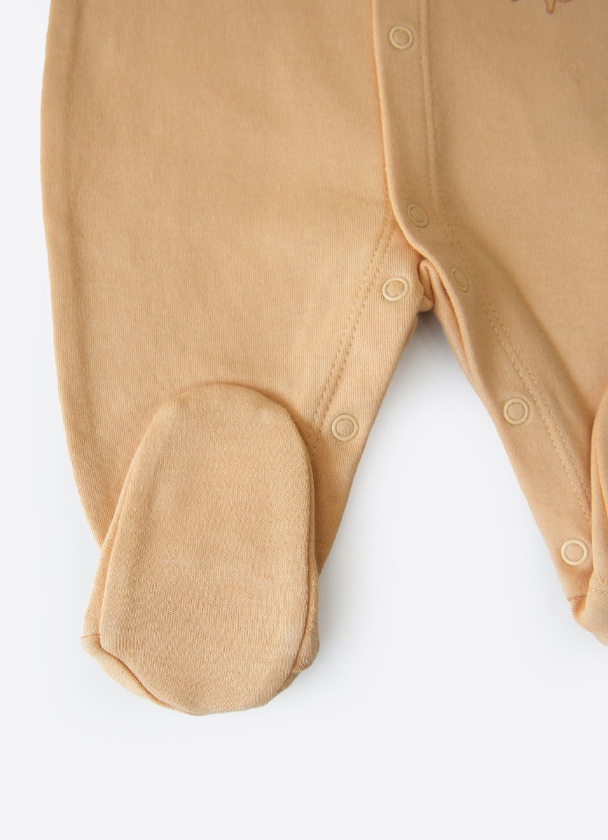 Kitikate ORGANIC ROMPER 0-1month CINNAMON