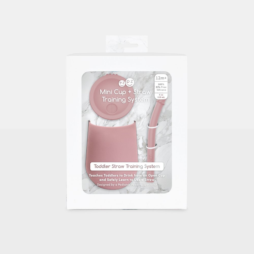 Ezpz Mini Cup & Straw Training System - Blush