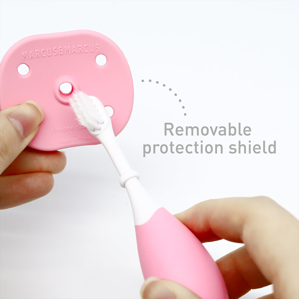 Pink 3 Stage Palm Grasp Toothbrush