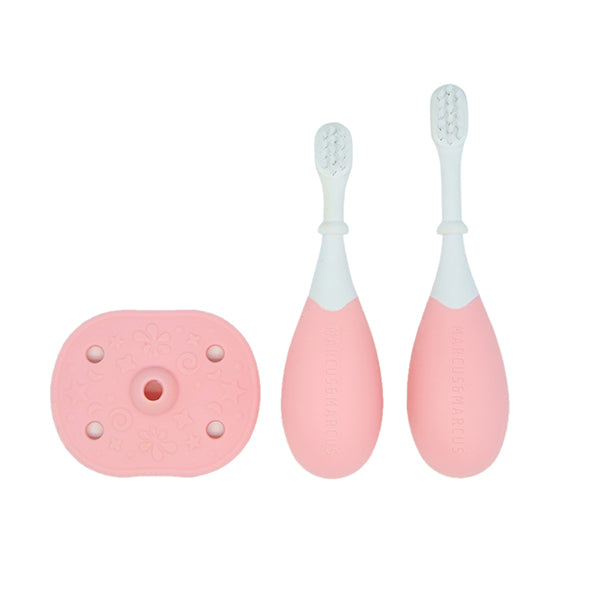 Pink 3 Stage Palm Grasp Toothbrush