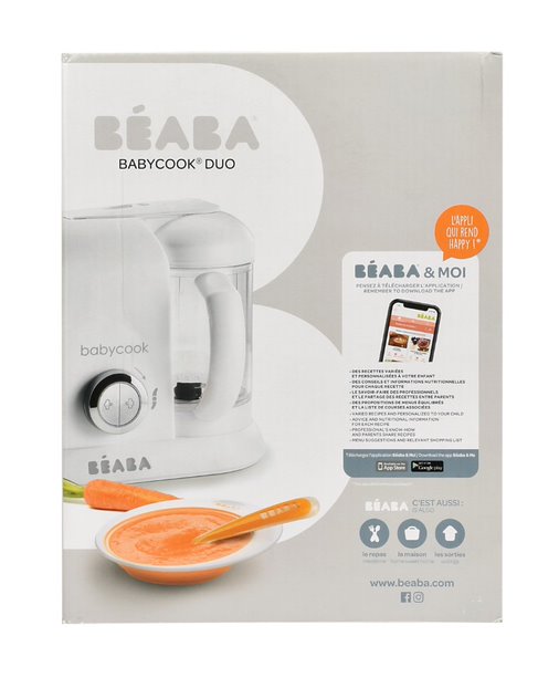 BEABA - BABYCOOK DUO - WHITE/SILVER