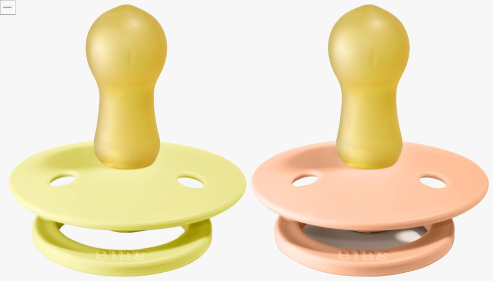 Bibs Pacifier Size 2 - Toddler 6-18M (2pcs) Sunshine/Peach Sunset