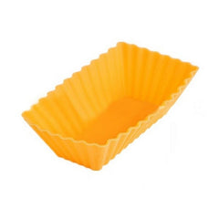 Fun box SILICONE RECTANGLE BAKING CUPCAKE - YELLOW