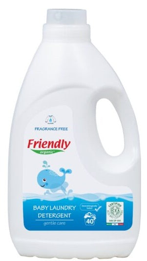 FRIENDLY ORGANIC-BABY LAUNDRY DETERGENT FRAGRANCE FREE 2000 ML