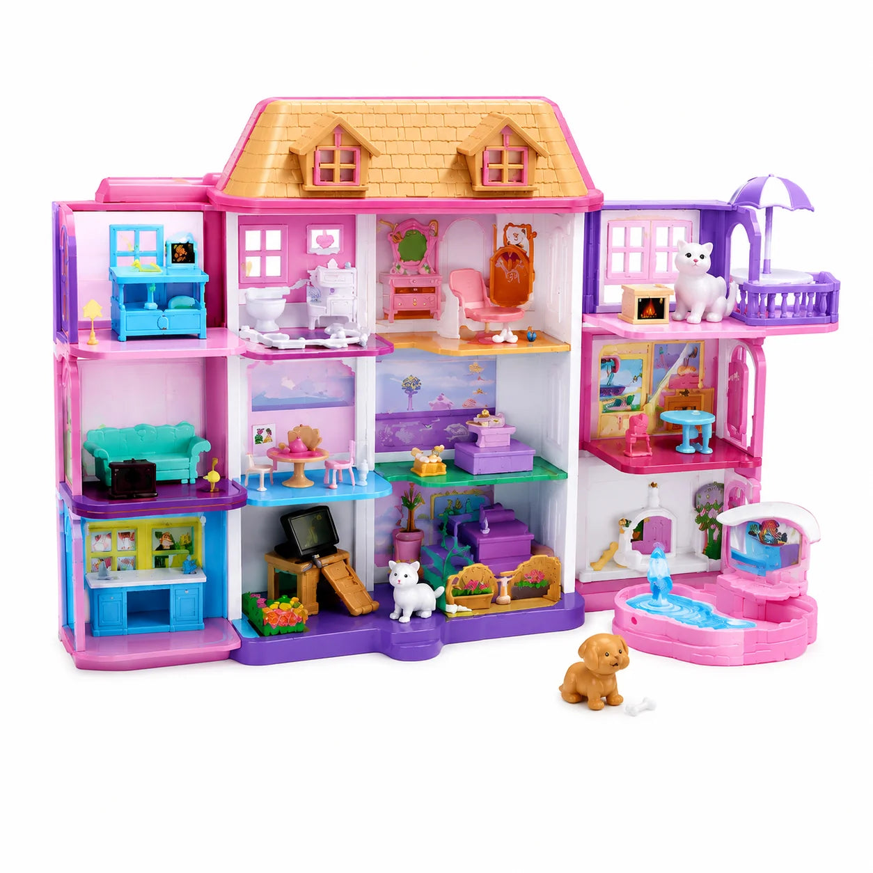 3D Pet House Playset
