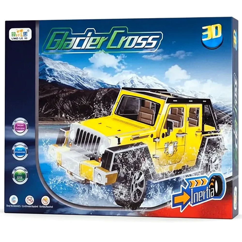 3D PUZZLE DESERT CROSS JEEP