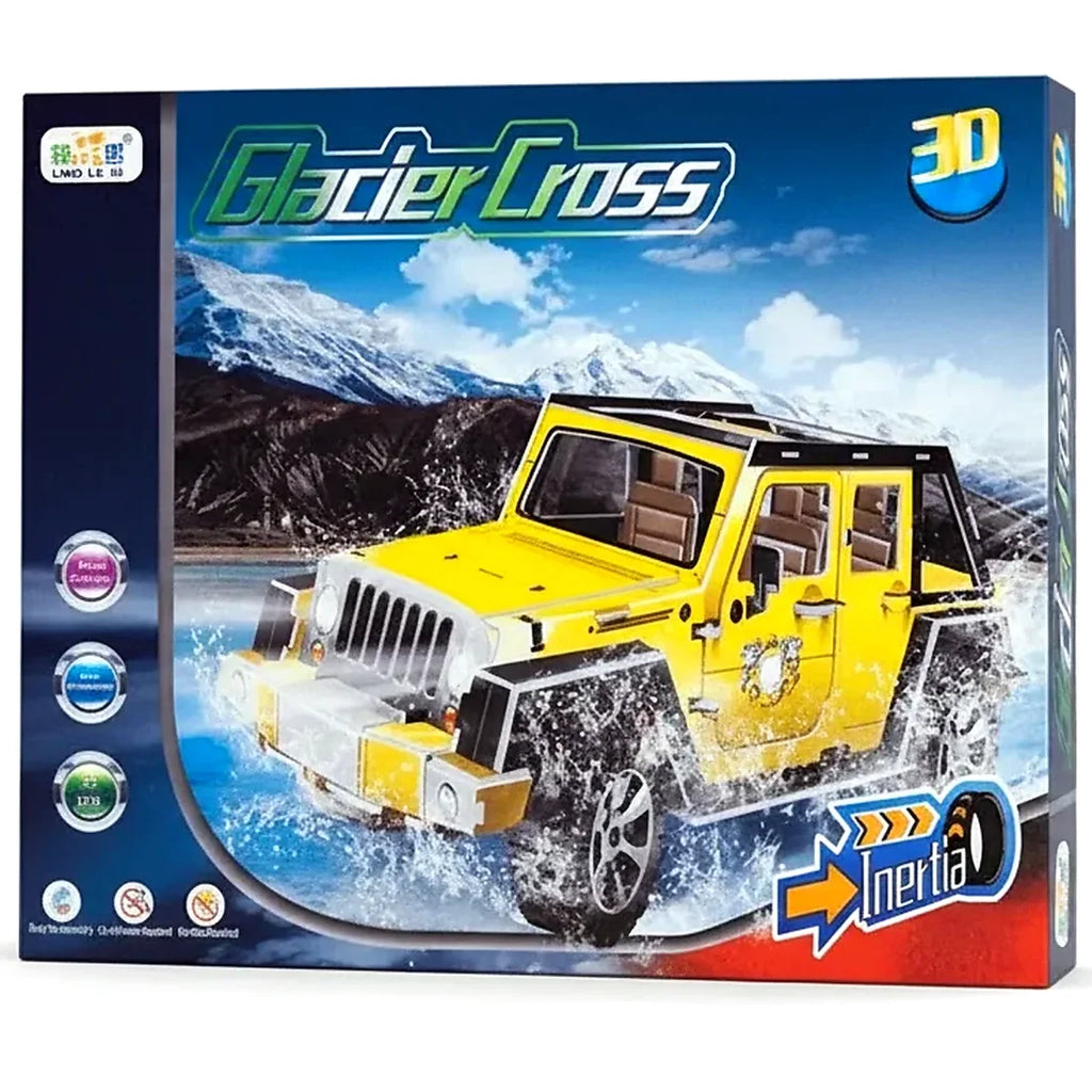 3D PUZZLE DESERT CROSS JEEP