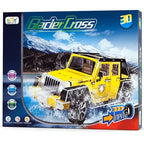 3D PUZZLE DESERT CROSS JEEP