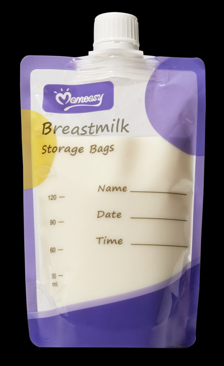 Baby bloom Momeasy 180ml * 12 pieces BPA Free Breast Milk Storage Bags With Connectors