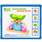 4-Design Wooden Animal Building Blocks