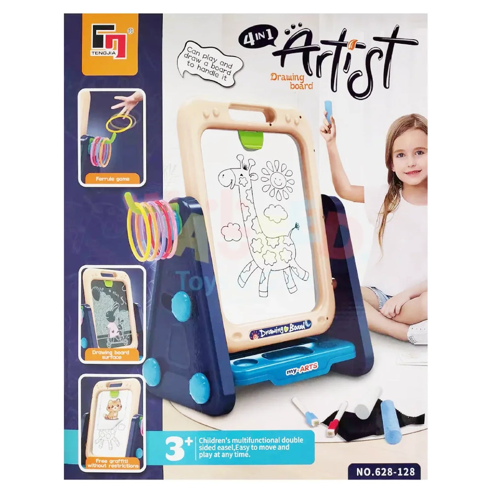 4-in-1 Artist Drawing Board – Double-Sided Easel for Kids