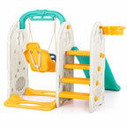 4-in-1 Playground – Slide, Swing & Basketball