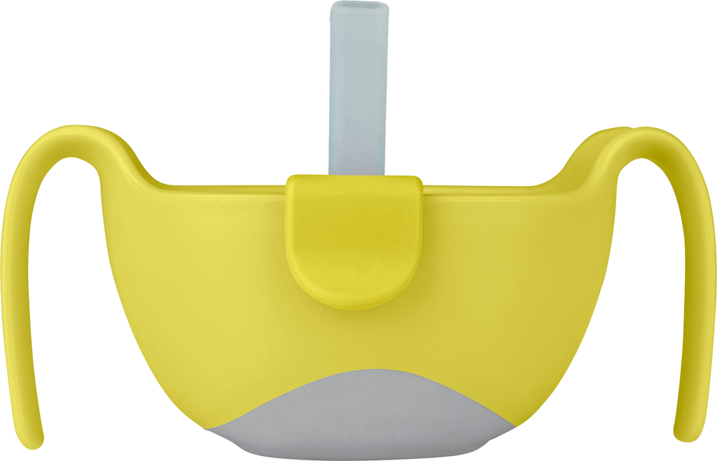 B.BOX - BOWL AND STRAW - LEMON SHERBET XL