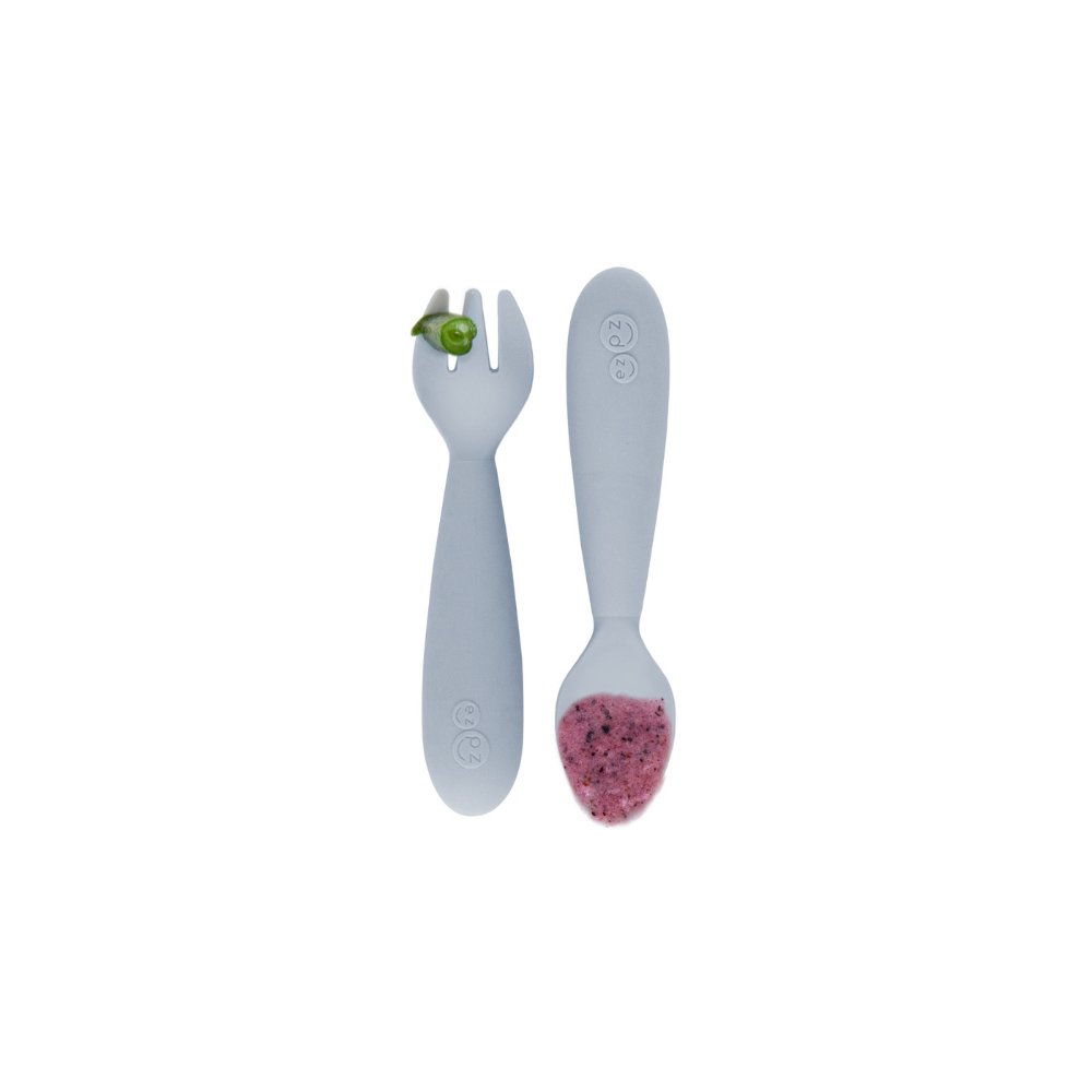 Ezpz Mini Utensils - Pewter