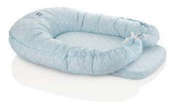 BABYJEM - 5 FUNCTİON CUSHİON -  BLUE WITH DOTS