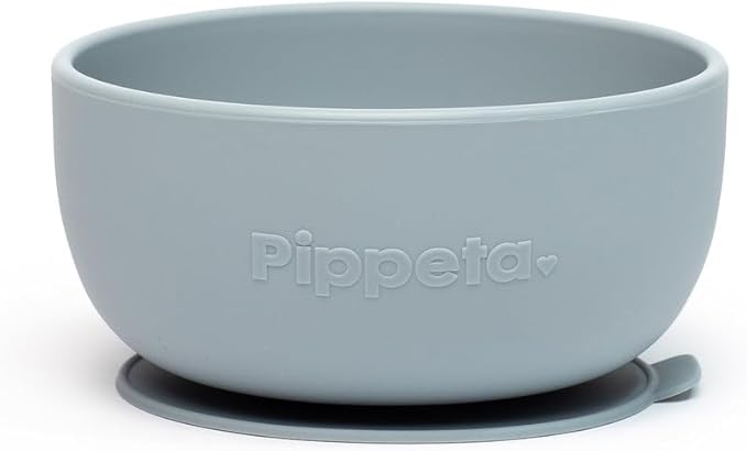 Pippeta Silicone Suction Bowl - Sea Salt
