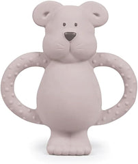 Pippeta Albert Bear Natural Rubber Teether _ Blush