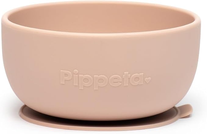 Pippeta Silicone Suction Bowl - Ash Rose