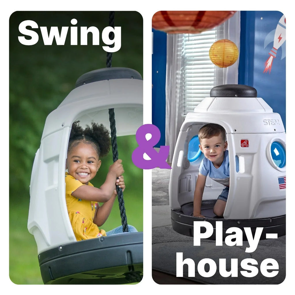 Step2 Space Capsule Swing – Rocket-Themed Kids Swing