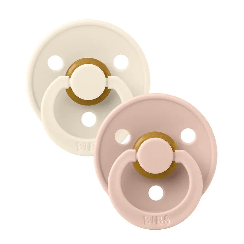 Bibs colour 2 pack latex s3  ivory-blush