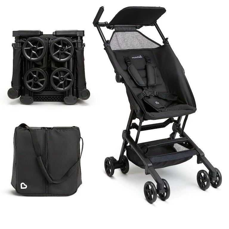 Munchkin Sparrow Ultra Compact Stroller- Blk