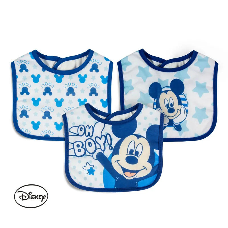 Disney Mickey 3 pack Bibs Infants