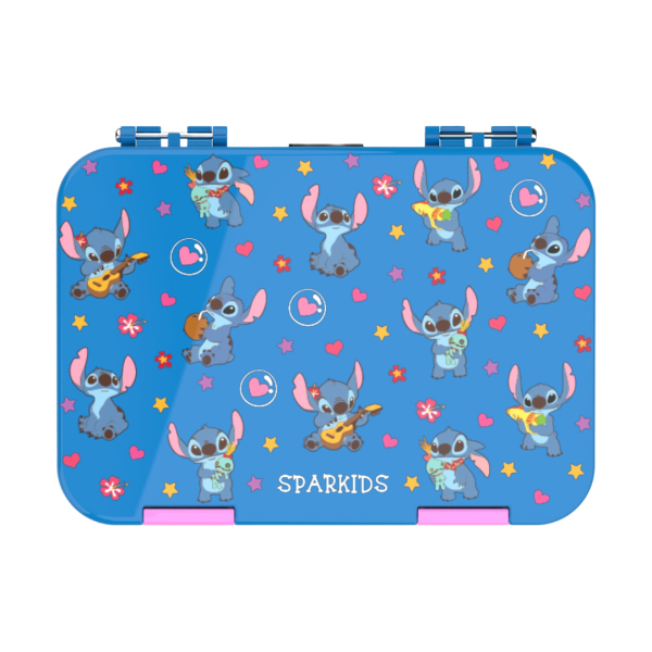 sparkids plastic lunch box 4c stitch.
