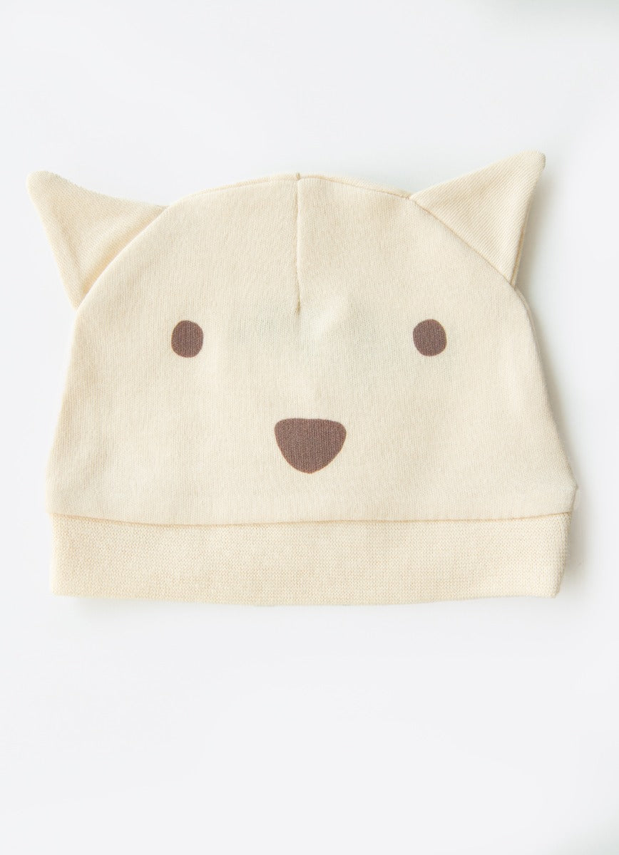Kitikate ORGANIC RACCOON 4 PCS SET NATURAL-BEIGE