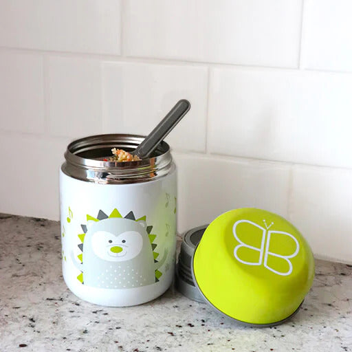 BBLUV Foöd - Thermal food container with spoon and bowl - Lime Green