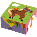 viga 6-side Cube Puzzle - Farm Animals