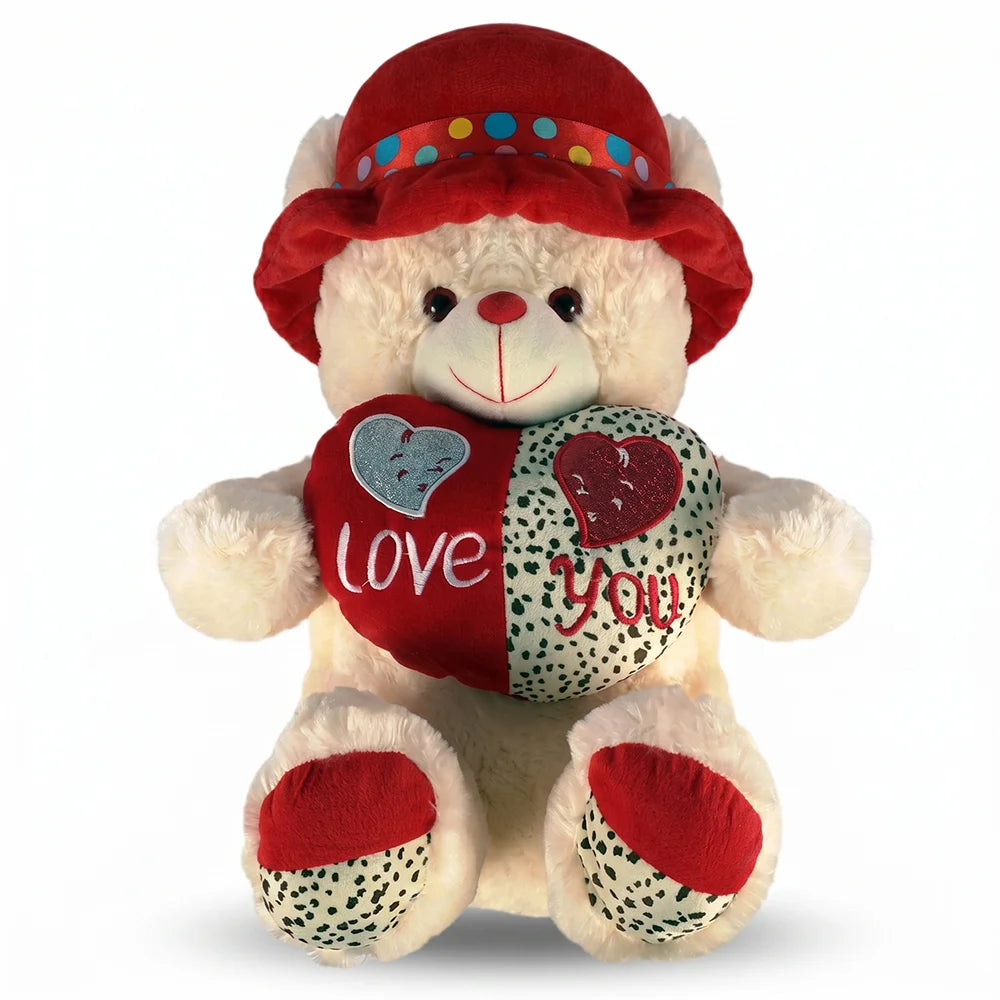 50 cm Plush Bear with Heart