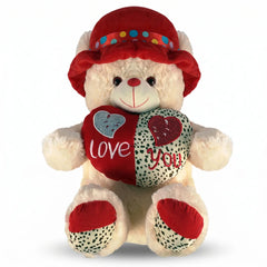 50 cm Plush Bear with Heart