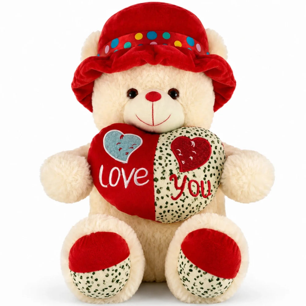 50 cm Plush Bear with Heart
