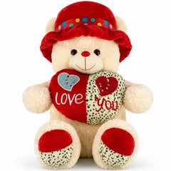 50 cm Plush Bear with Heart