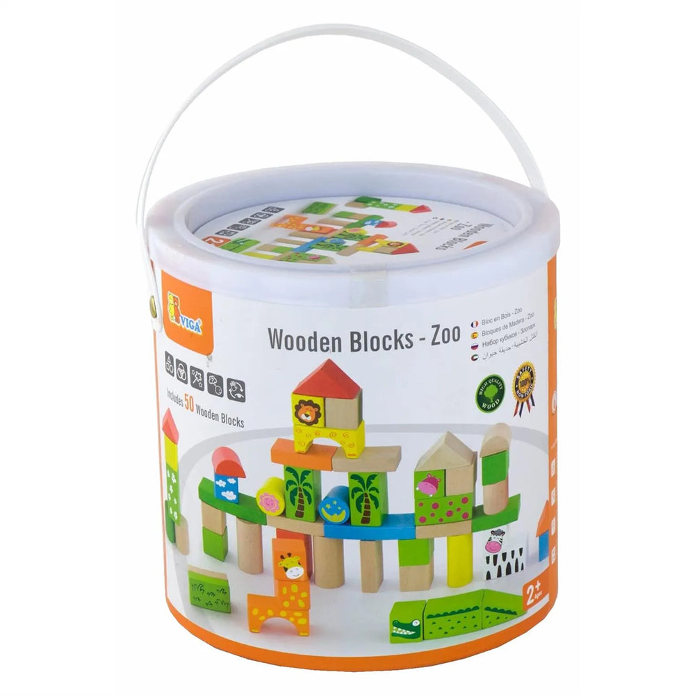 50 Pieces Zoo Block Set