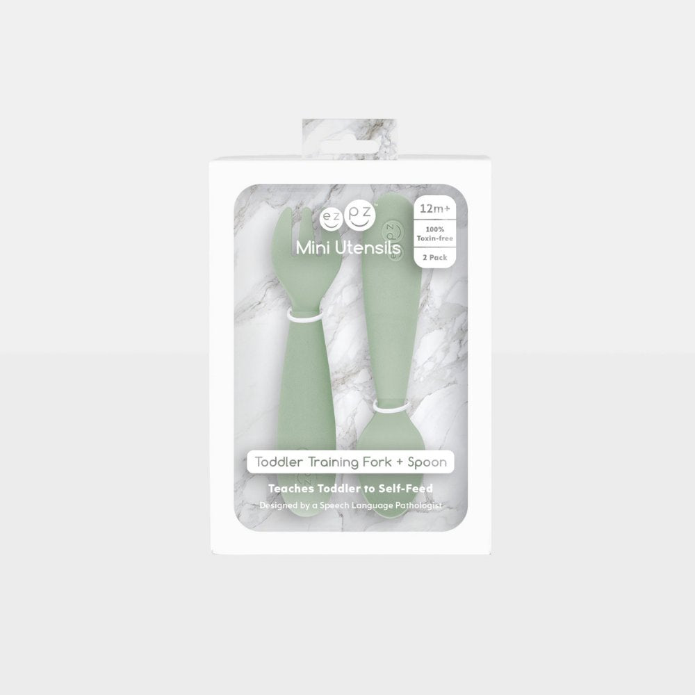 Ezpz Mini Utensils - Sage