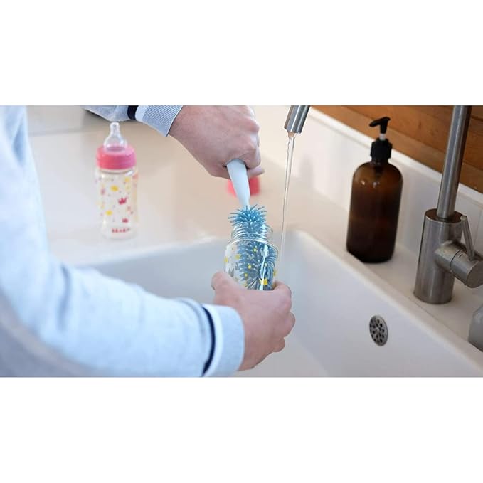 Beaba Silicone Bottle Brush Blue