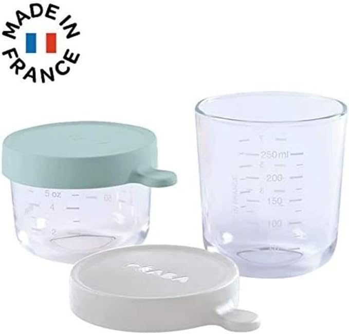 BEABA - CONSERVATION JAR GLASS 150ML - LIGHT MIST