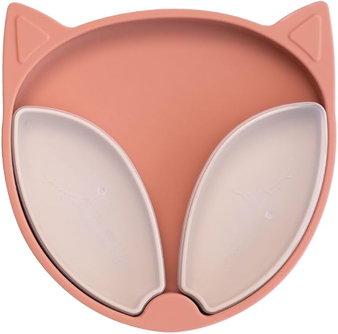 Tidy Tot Silicone Suction Plate with Pots Owl