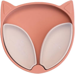 Tidy Tot Silicone Suction Plate with Pots Owl