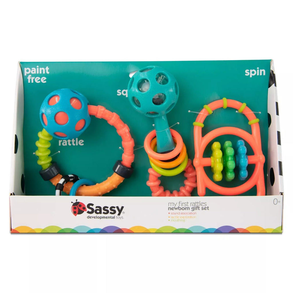 Sassy My First Rattles Newborn Gift Set