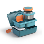 Omie Box Up Thermos 350ml Teal Green